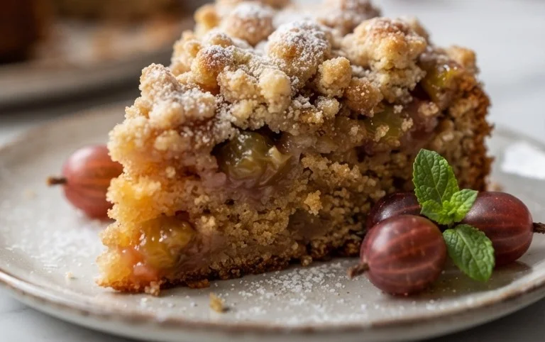 Stachelnon-alcoholic beerkuchen mit Streuseln