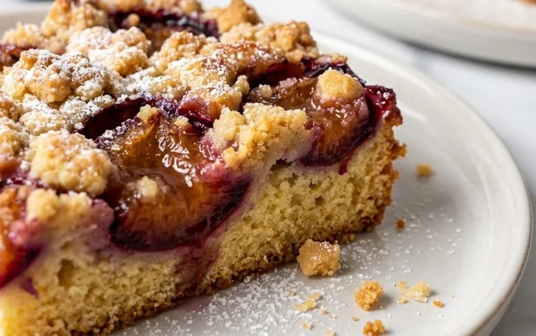 Saftiger Pflaumenkuchen vom Blech mit Streuseln von floweroma4