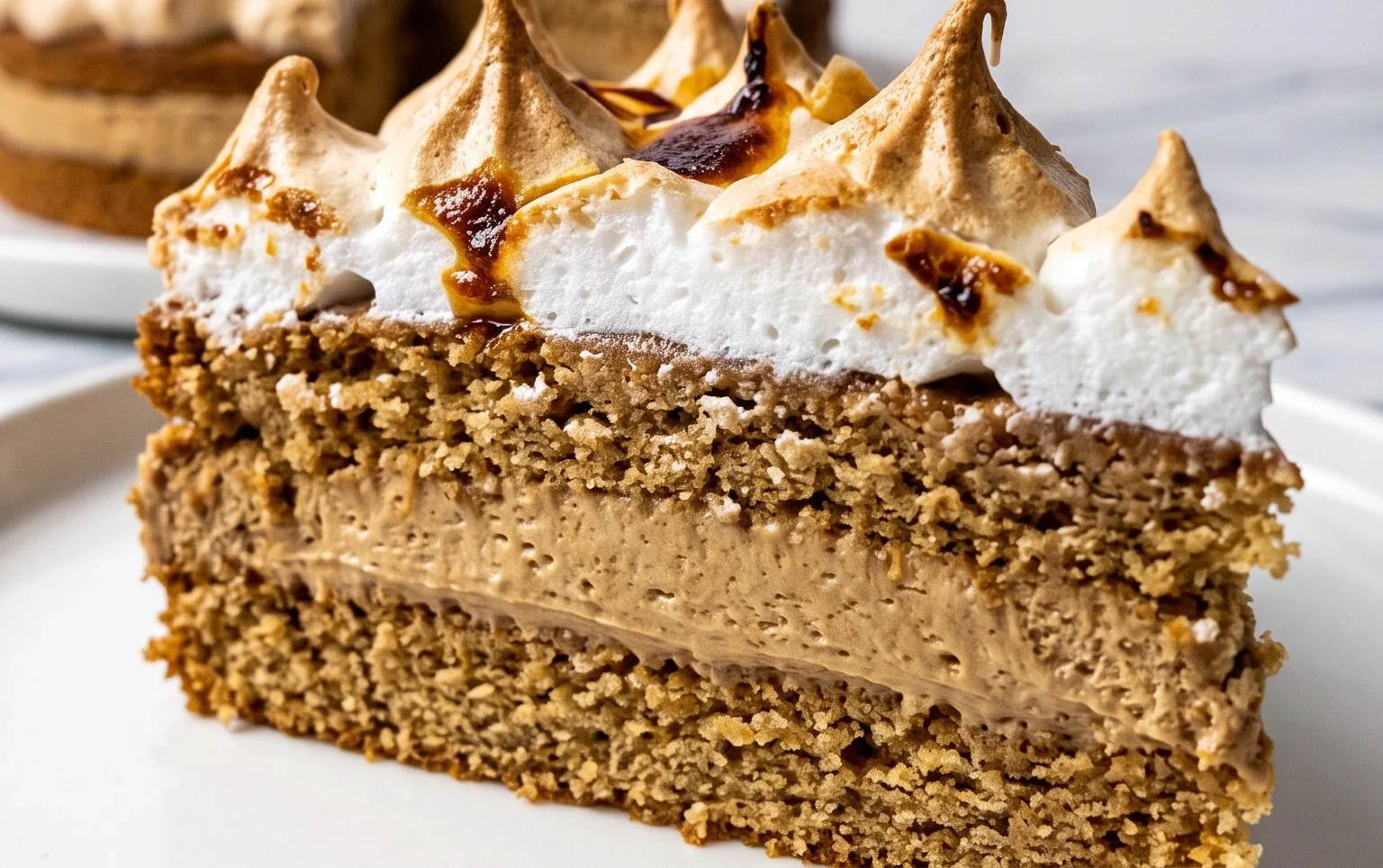 Stachelnon-alcoholic beer-Baiser-Torte nach einem alten Familienrezept