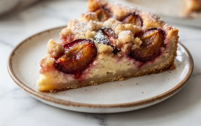 Zwetschgenkuchen mit Quark und Streuseln: Hallo Spätsommer